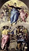 El Greco The Assumption of the Virgin oil painting